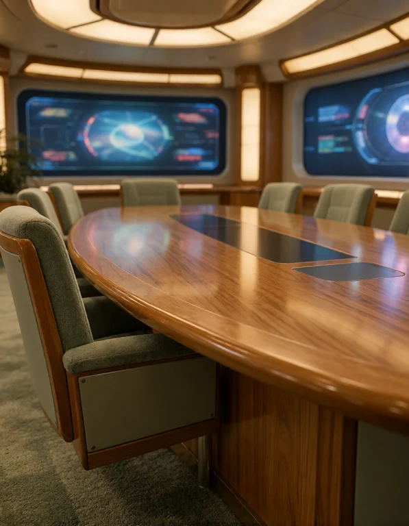 011 F3d3r4t10n Sh1p, Conference Room, Ground-level Table-sur...