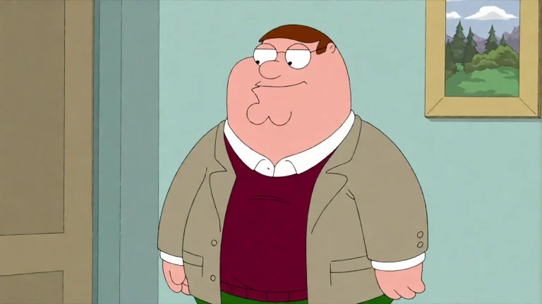 Fmlygyssn12, A Large, Round Man In A Brown Jacket And Maroon...