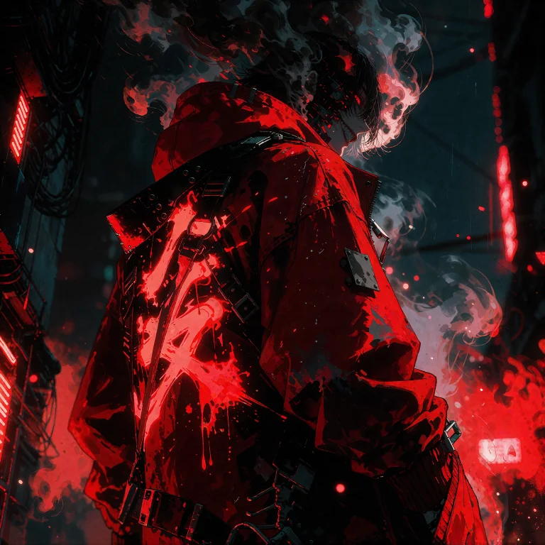 A Mysterious Supernatural Male Figure Shown From A Dramatic...