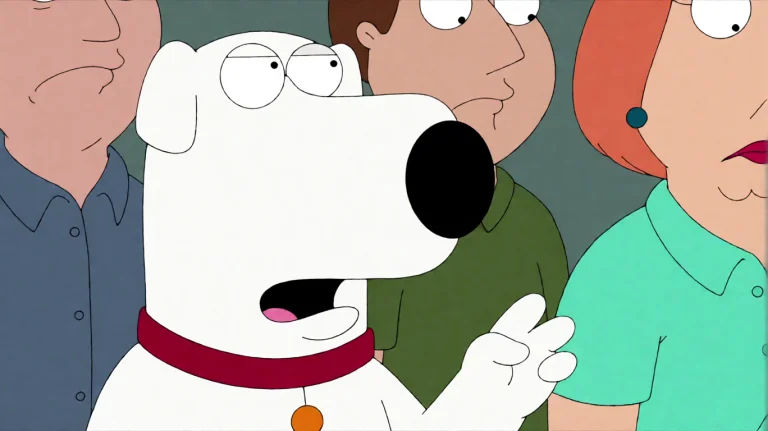 Fmlygyssn09, A White, Cartoon Dog With A Large Black Nose An...