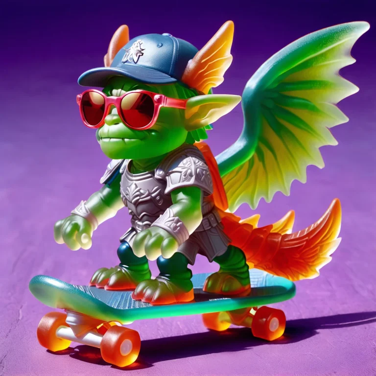 Gummymorph, Goblin Paladin, Wearing Sunglasses, Armor, Weari...