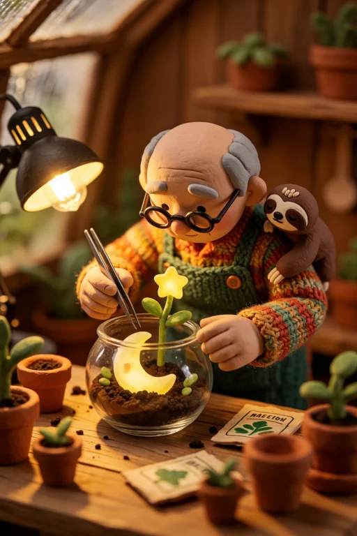 A Heartwarming, Cozy Stop-motion Plasticine Diorama Photogra...
