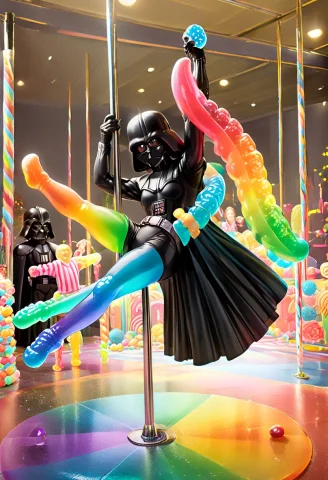 Masterpiece, Best Quality, High Resolution, Detailed, Rainb... — SDXL AI Prompt: Masterpiece, best quality, high resolution, detailed, _ rainbow candies, festive...