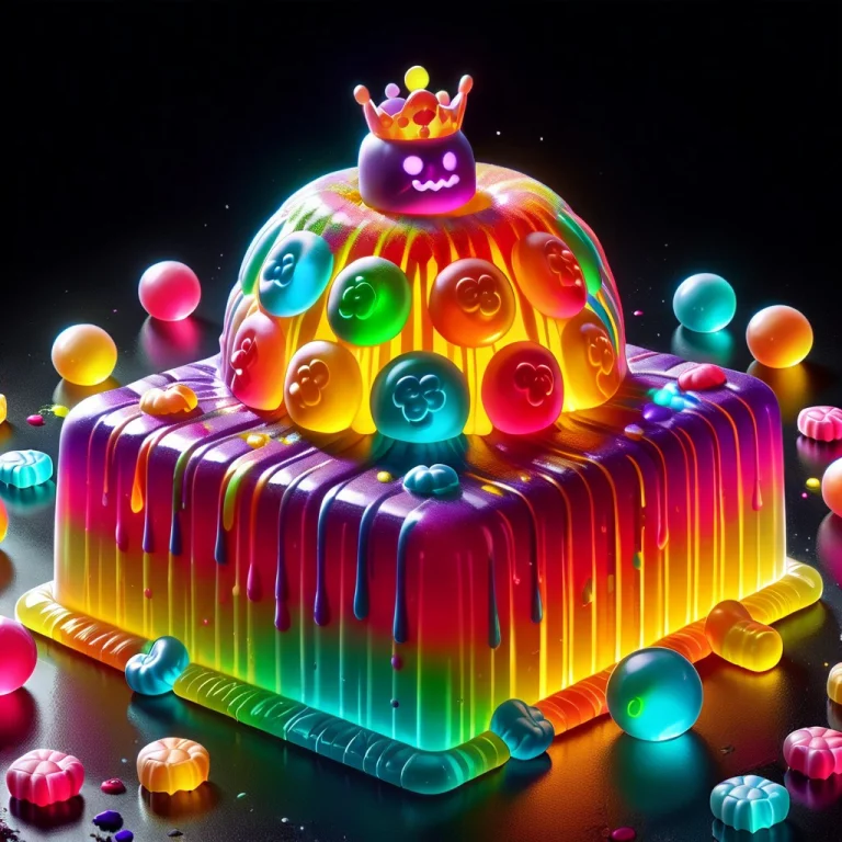 Gummymorph, Pys-xl, Mad-mtrx, Glowing, Miniature Candy Battl...