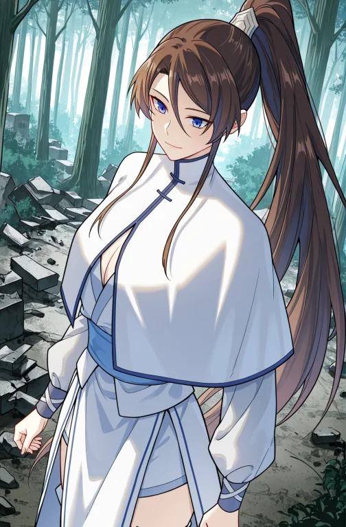 Lorayin1 Yinapo, Yinapooutfit, 1girl, Solo, Blue Eyes, Dark...
