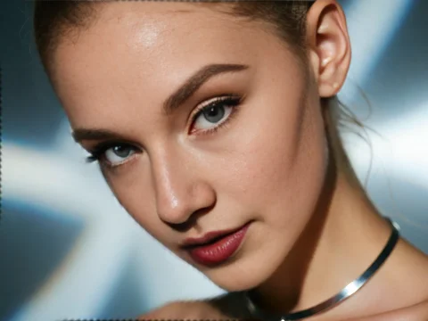 A Sharp, Close-up Portrait In The Style Of A High-fashion Ma... — Stable Diffusion AI Prompt: A sharp, close-up portrait in the style of a high-fashion magazine shoot. Jennif...