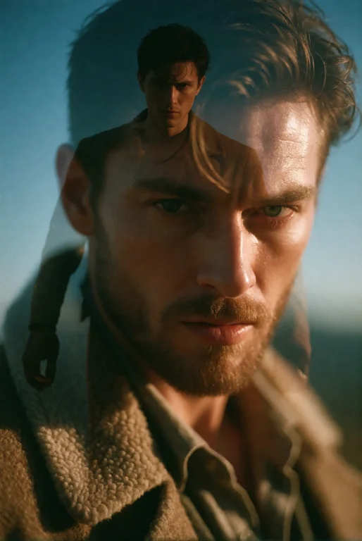 Cinemshot, A Man, Double Exposure