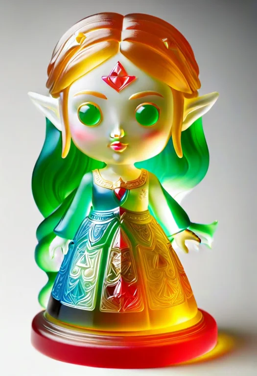 Intricate, Detailed, Princess Zelda1.5, Gummymorph