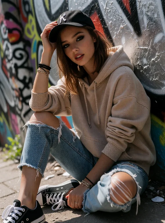 Kscs13nn4ksc, Editorial Street Portrait, 25 Year Old Woman S...