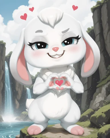 Loraraylitpetshop1 Ray Litpetshop, Girl Bunny, Blue Eyes, Wh... — Stable Diffusion AI Prompt: Ray LitPetShop, girl Bunny, Blue Eyes, white fur, short, Masterpiece, highres,...