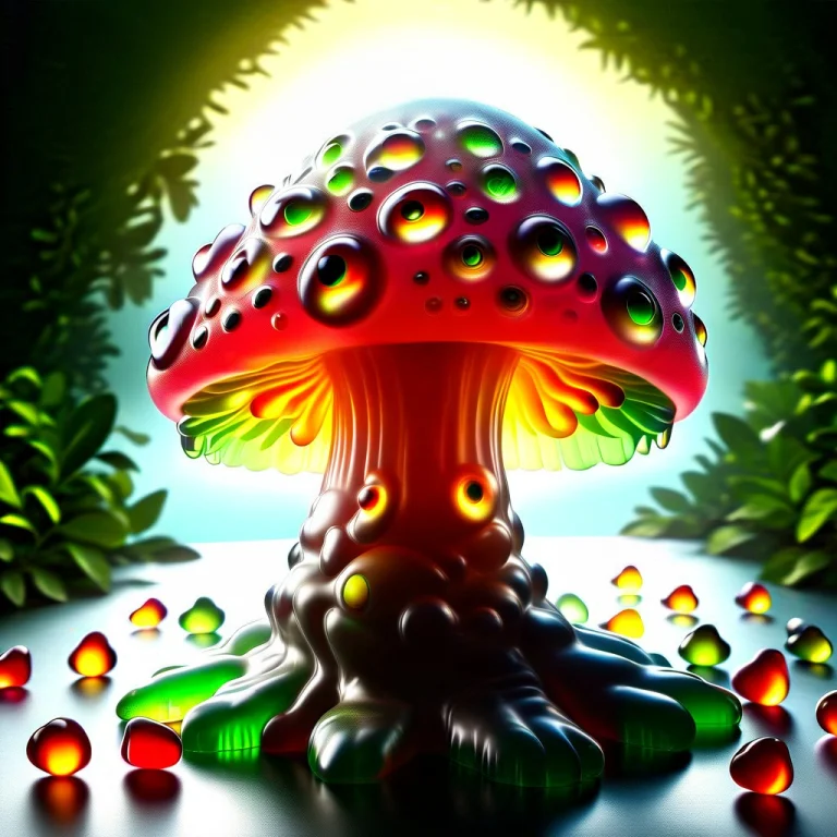 A Whimsical Portrait Of A Mischievous Forest Sprite With Eye...