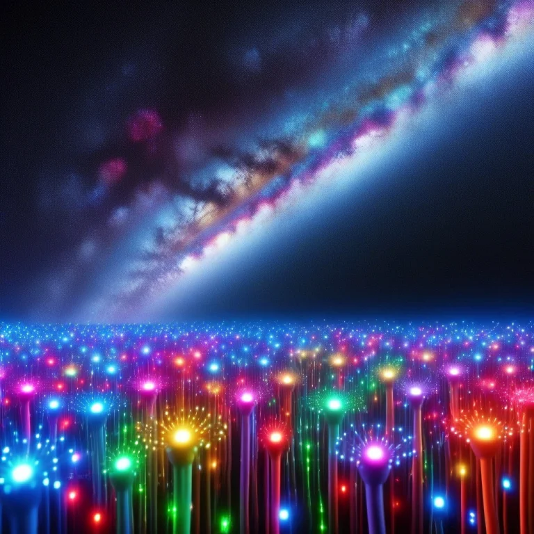 Led, Colorful Led Lights, Galaxy