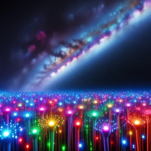 Led, Colorful Led Lights, Galaxy — SDXL AI Prompt: LED, colorful LED lights, galaxy