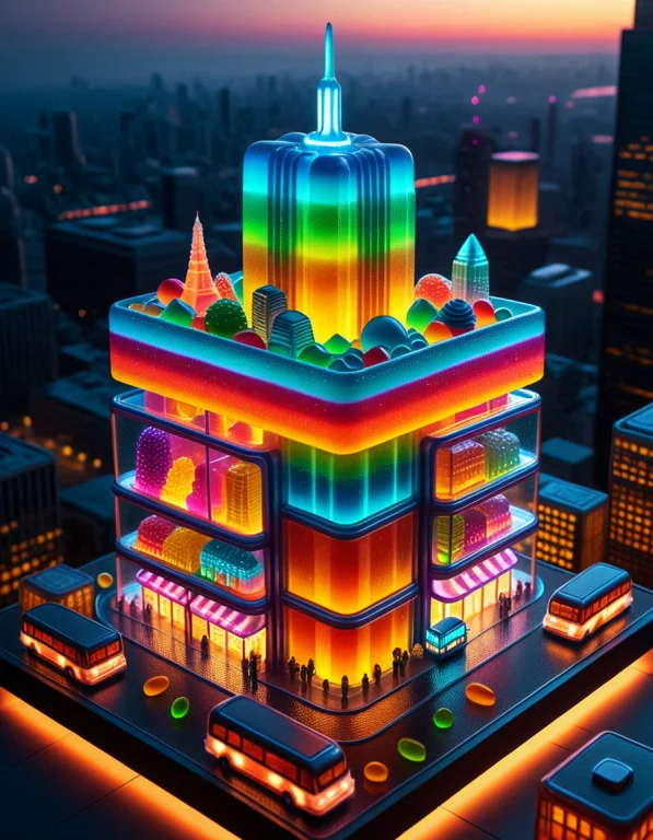 10. A Vast Futuristic Metropolis Completely Fabricated From...