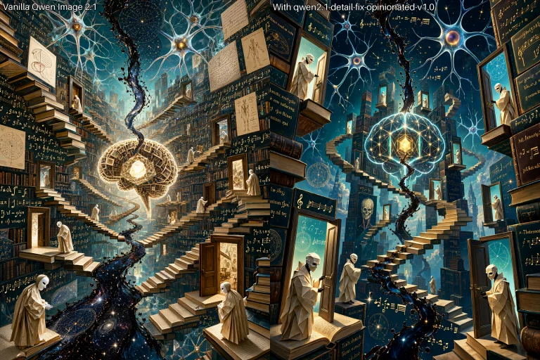 An Intricate Surreal Vision Of The Dimension Of Knowledge An...