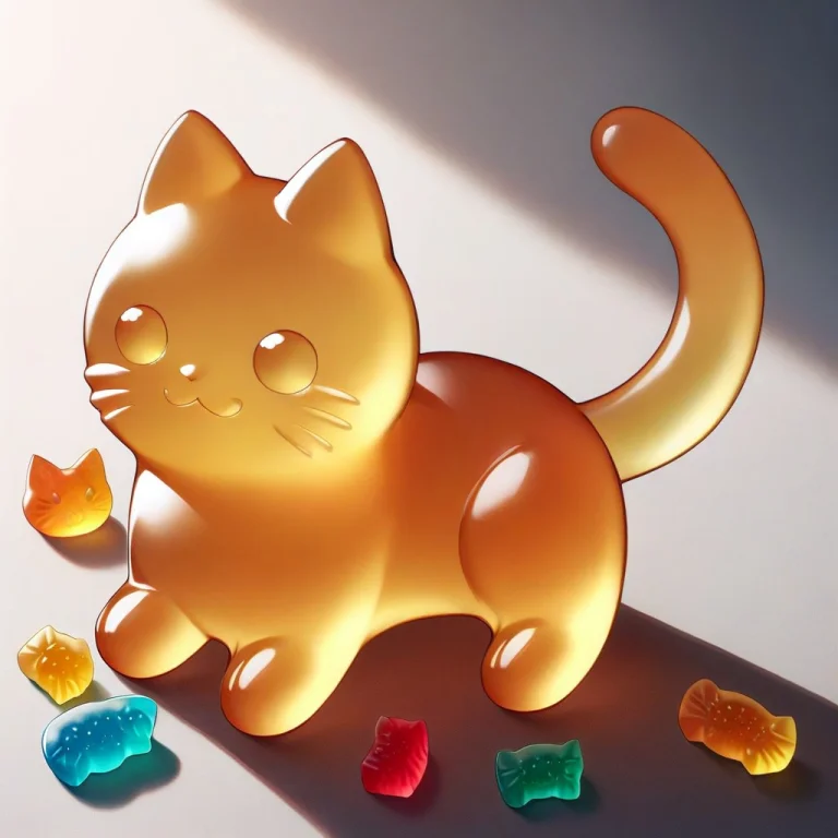 No Humans, Gummy, Cat, Shiny, Gummymorph