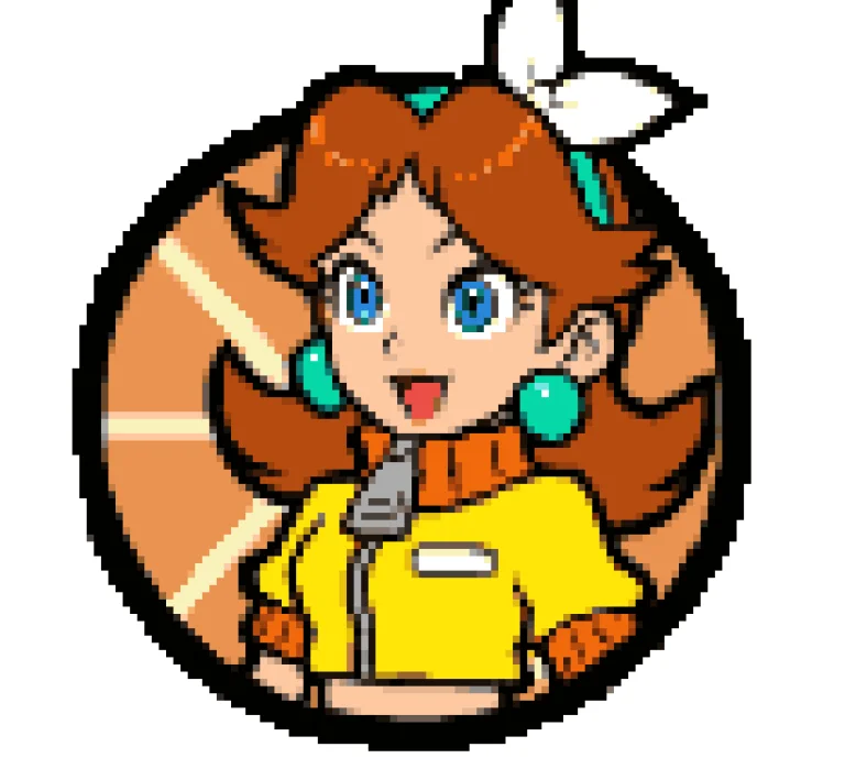Pixel Art, 1girl, Solo, Upper Body, Brown Hair, Medium Hair,...