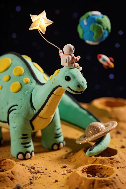 A Heartwarming Miniature Diorama Macro Photograph, Capturing...