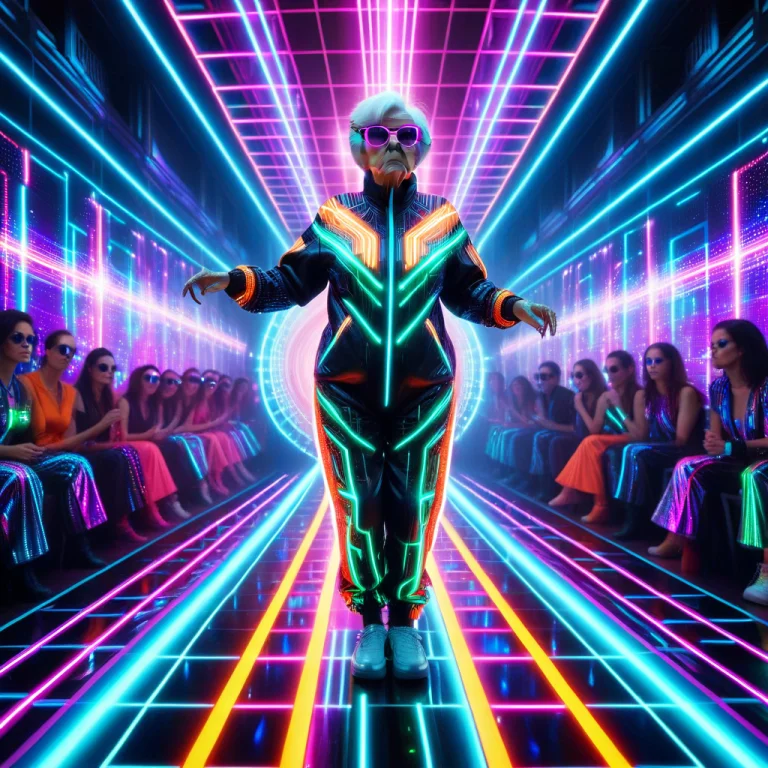 Led, Colorful Led Lights, An Elderly Grandmother Absolutely...