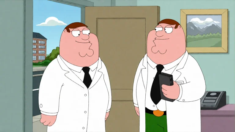 Fmlygyssn12, Two Men In White Lab Coats Stand Inside An Offi...