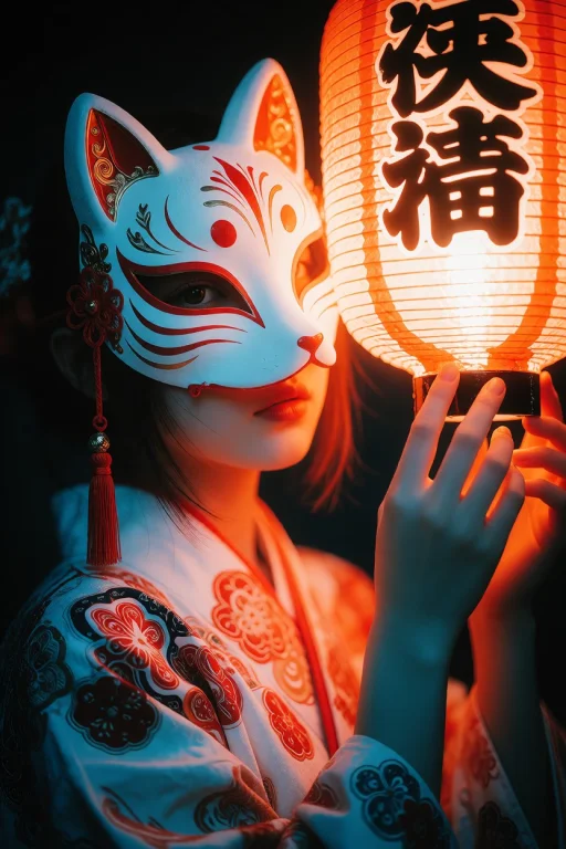 Zidiusart, Masterpiece, Very Aesthetic, Asian Woman,  Fox Ma...