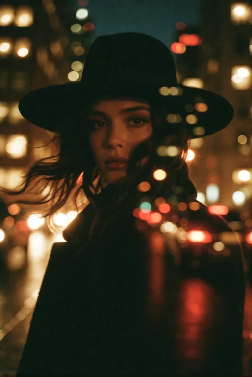 Cinemshot, A Cinematic Double Exposure Photograph Of A Woman...
