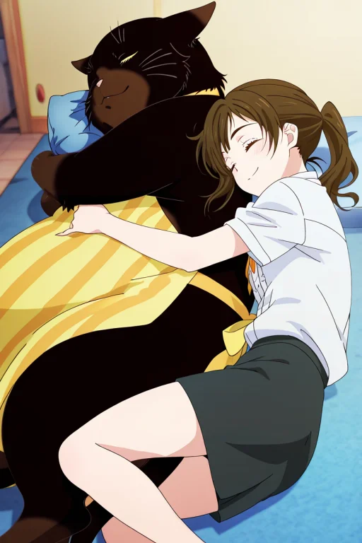 Sakucat,human Size Cat,sakucatapron, 1girl,sakufuz,sakufroma...
