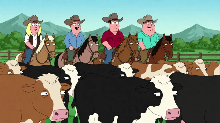 Fmlygyssn20, A Group Of Cowboys On Horseback Are Herding A L...