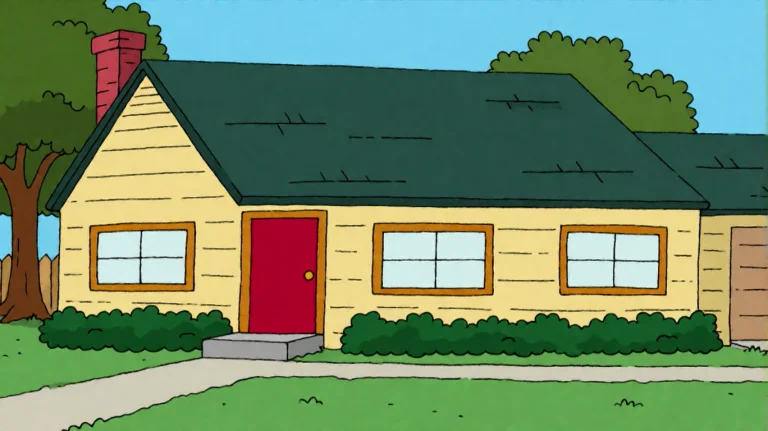 Fmlygyssn02, A Cheerful, Single-story Yellow House With A Da...