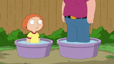 Fmlygyssn07, A Small Child And An Adult Stand In Separate Pu... — Stable Diffusion AI Prompt: fmlygyssn07, A small child and an adult stand in separate purple tubs placed.