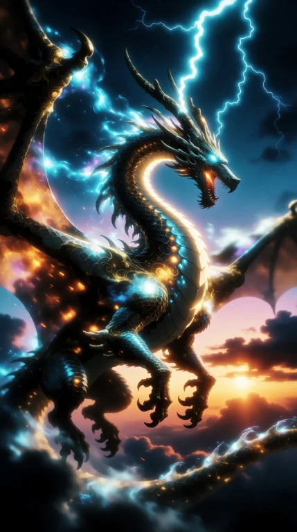 A Breathtaking, High-quality Anime Illustration Of A Majesti...