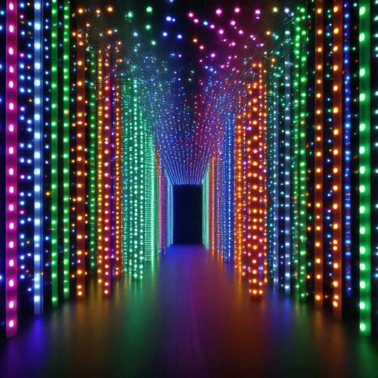 Led, Colorful Led Lights, Anything With Many Lights And Refl...