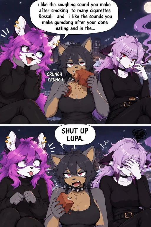 Panel 1 The Character In Image 2 Is Eating A Brick And The C...