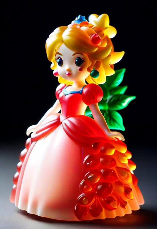 Intricate, Detailed, Princess Peach1.5, Gummymorph