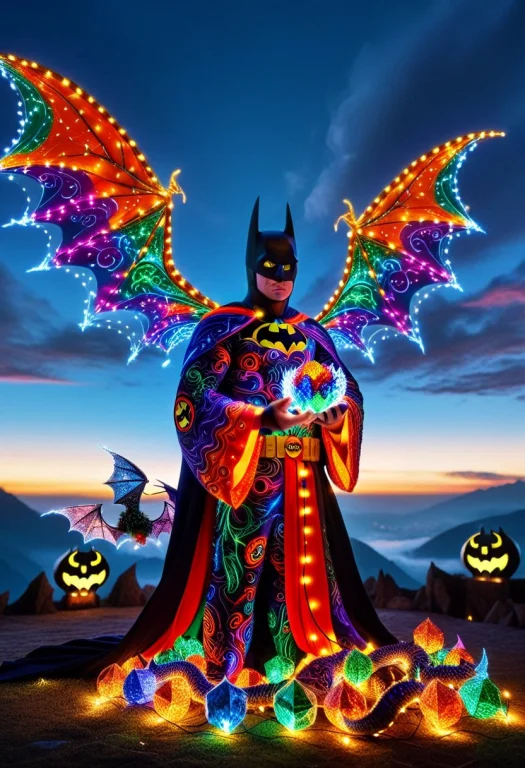 Its Body, Wings And Legsglass Shard,1boy,bat,batman1.4,warm...