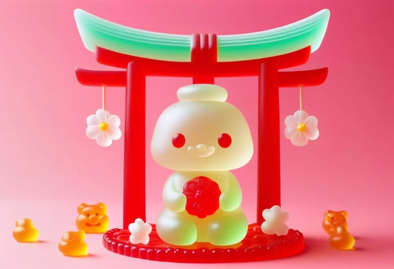 Pistol 1.4, Translucent Gummy Miko, Holding Pistol Glossy Re...