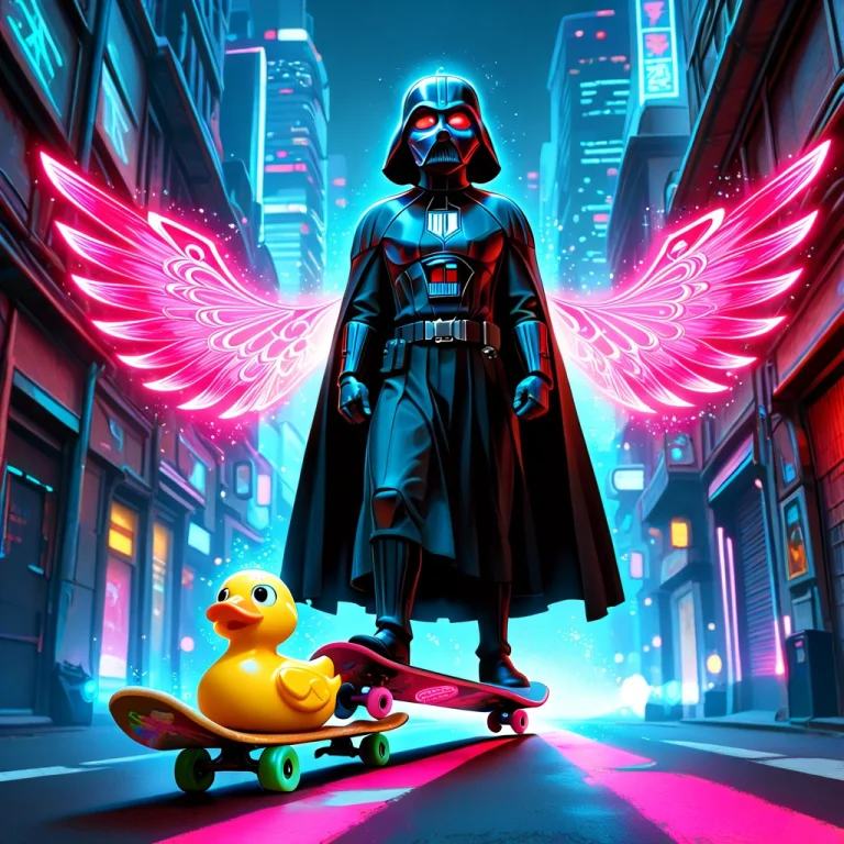 Masterpiece, Best Quality, 8k, Low Angle Shot. Darth Vader W...