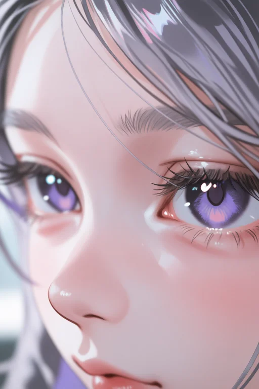 Styletrigger, An Extreme Close-up Of A Young Womans Eyes. Sh...