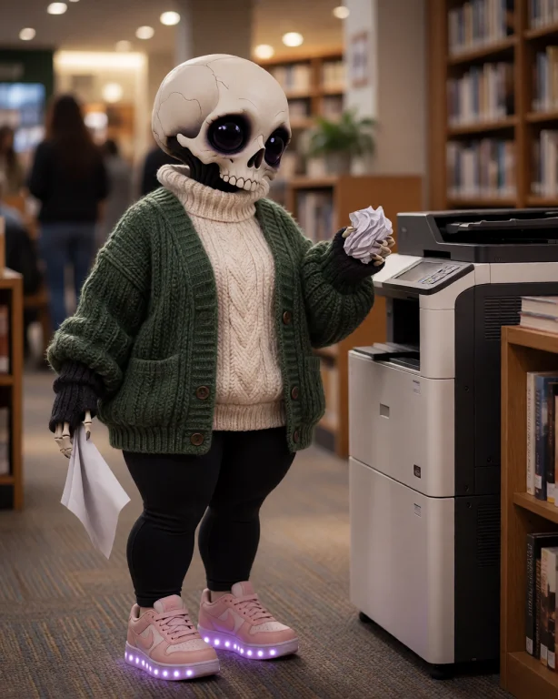 Thannielora Wearing An Oversized Forest Green Cardigan Over...
