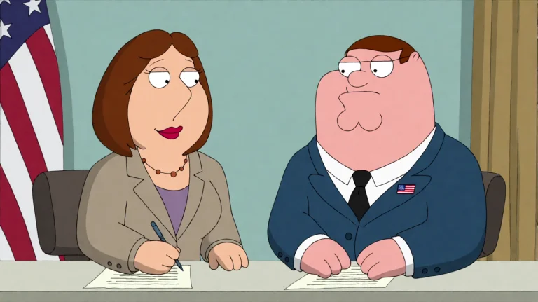 Fmlygyssn09, Two News Anchors Sit Side By Side Behind A Desk...