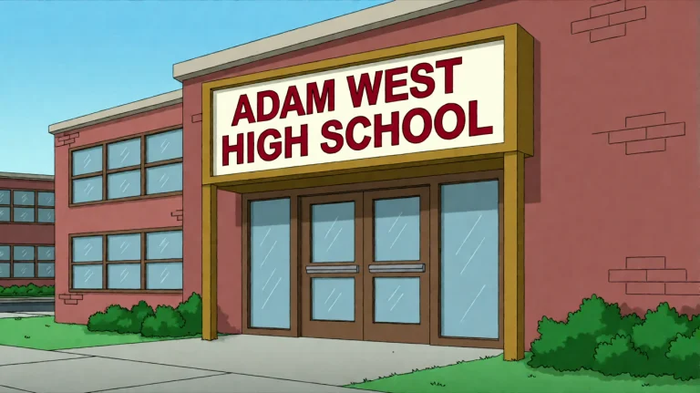 Fmlygyssn20, A School Building With A Prominent Sign Reading...