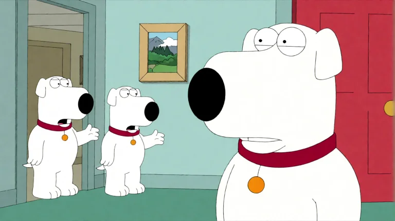 Fmlygyssn08, A White, Anthropomorphic Dog With A Red Collar...