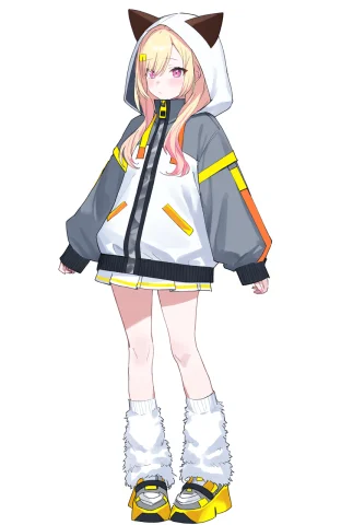 1girl, Solo, Full Body, White Background, Nakamachi Arale, L... — Stable Diffusion AI Prompt: 1girl, solo, full body, white background, nakamachi arale, long pale champagne-b...