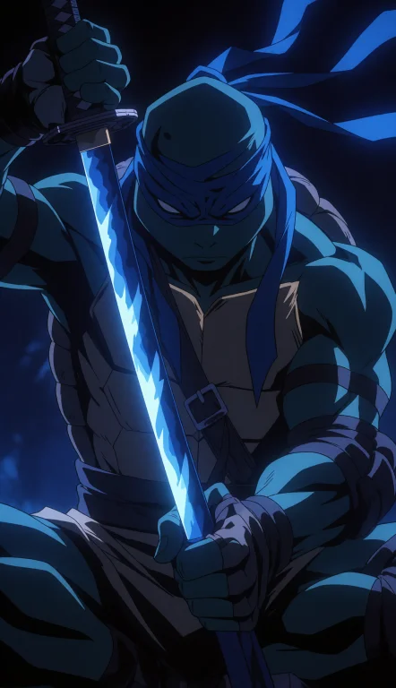 Dark Anime Masterpiece, 916 Wallpaper. Leonardo In A Meditat...
