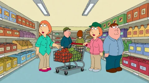 Fmlygyssn03, In A Brightly Lit Grocery Store Aisle, A Woman... — Stable Diffusion AI Prompt: fmlygyssn03, In a brightly lit grocery store aisle, a woman with short orange.