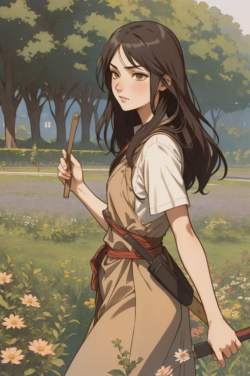 1girl, Lorakaiji0.7 Kaiji, Art By John William Waterhouse, C...