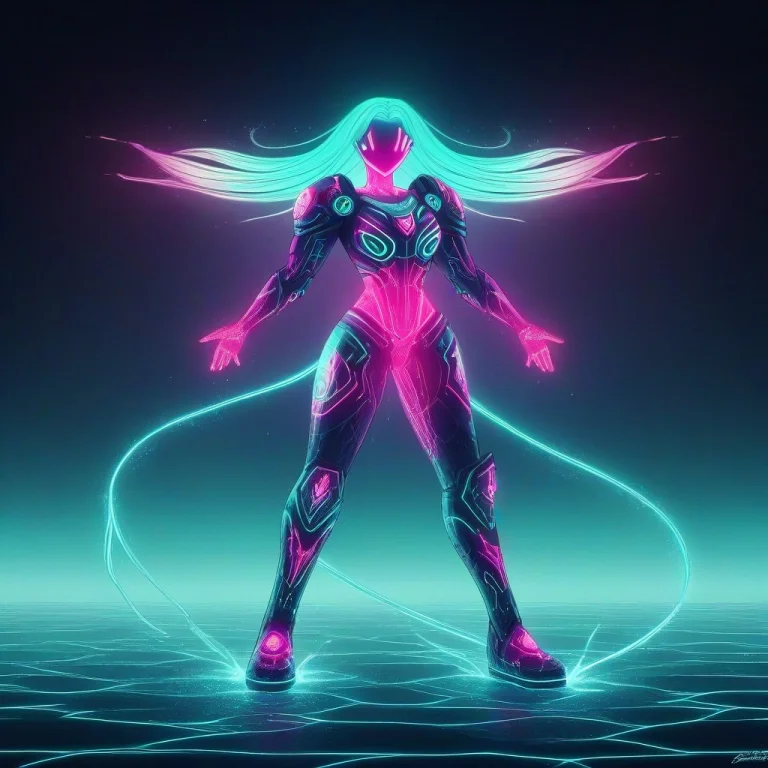 Ship Neon Glow The Overall Vibrant, Luminous Light That Mak...