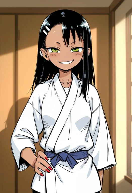 Masterpiece, Boli, No Nose, 1girl, Nagatoro, Judo Kinmono, N...