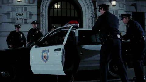 Drdvl2003, A Tense Nighttime Scene Unfolds As Uniformed Offi... — Stable Diffusion AI Prompt: drdvl2003, A tense nighttime scene unfolds as uniformed officers surround a dama...