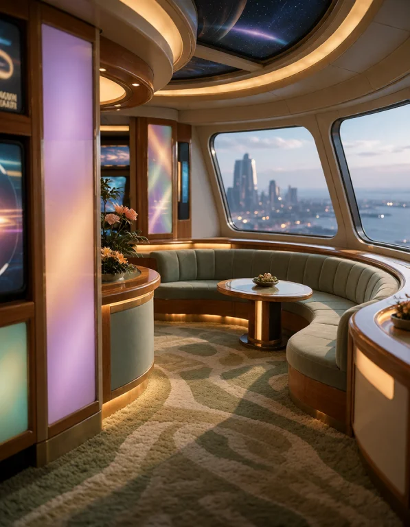 007 F3d3r4t10n Sh1p, Observation Lounge, Elevated Corner Vie...